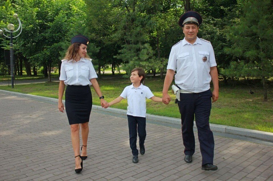     Глеб мечтает быть похожим на родителей  УМВД России по Хабаровскому краю