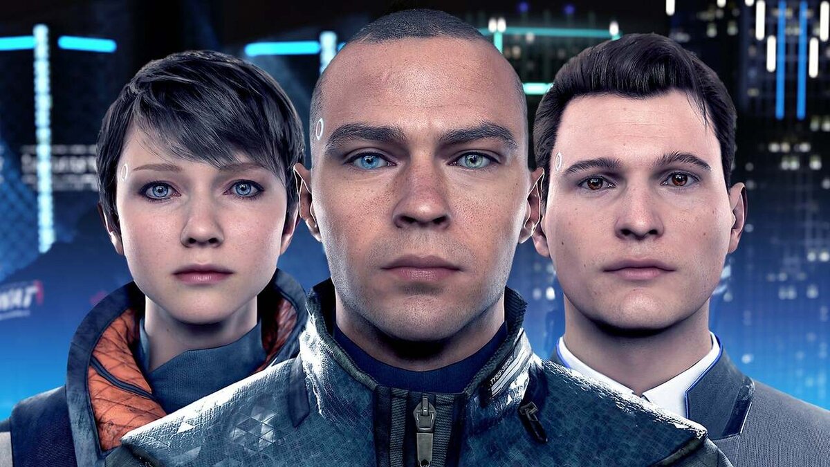 Главные персонажи из игры Detroit: Become Human 