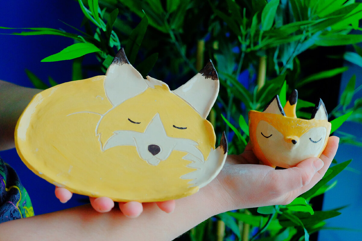 Мастер-класс по изготовлению тарелок в СПб для детей от 3х лет. 