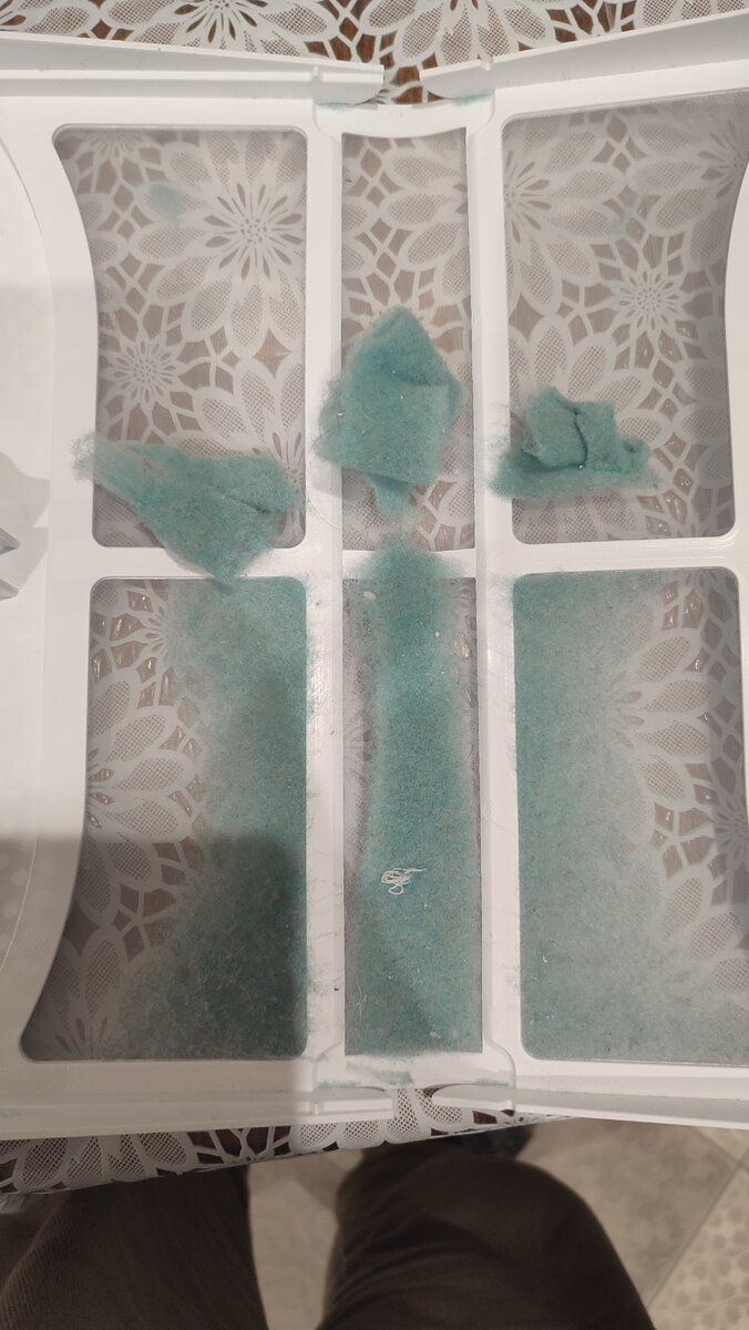 Фильтр после 3 полотенец