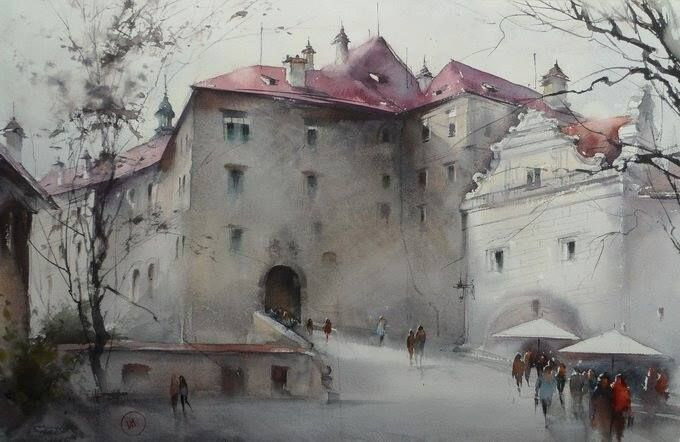 Илья Ибряев Акварель. Фото: instagram.com