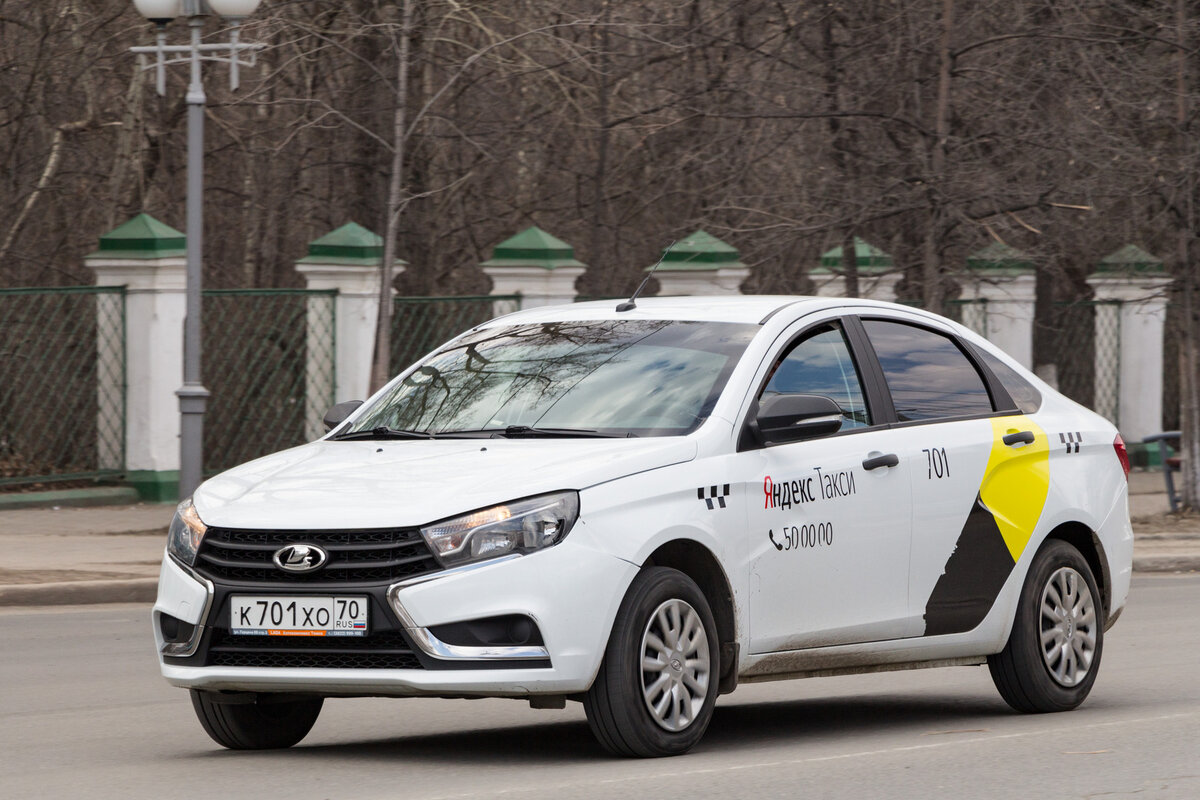 Lada Vesta Яндекс такси