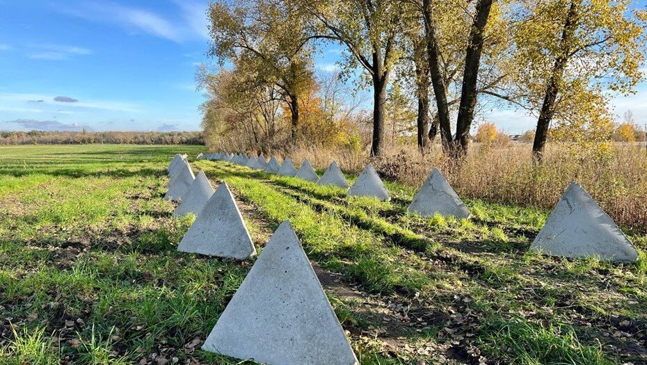    Защитные сооружения в Белгородской области. Автор фото: t.me/vvgladkov