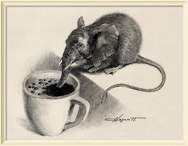 ©  Павел Назим / Pavel Nazim   "СЛЫШЬ пьёт МОЛОКОФЕ"