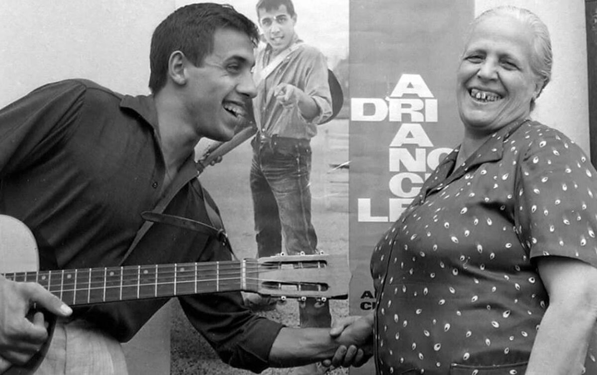 Адриано со своей мамой Джудиттой