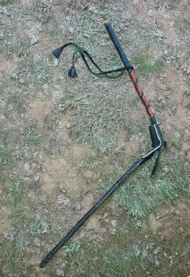 Один из видом калмыцкой плети, практически не гнущейся. 