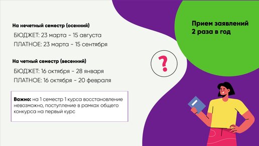 Как восстановиться в университет?