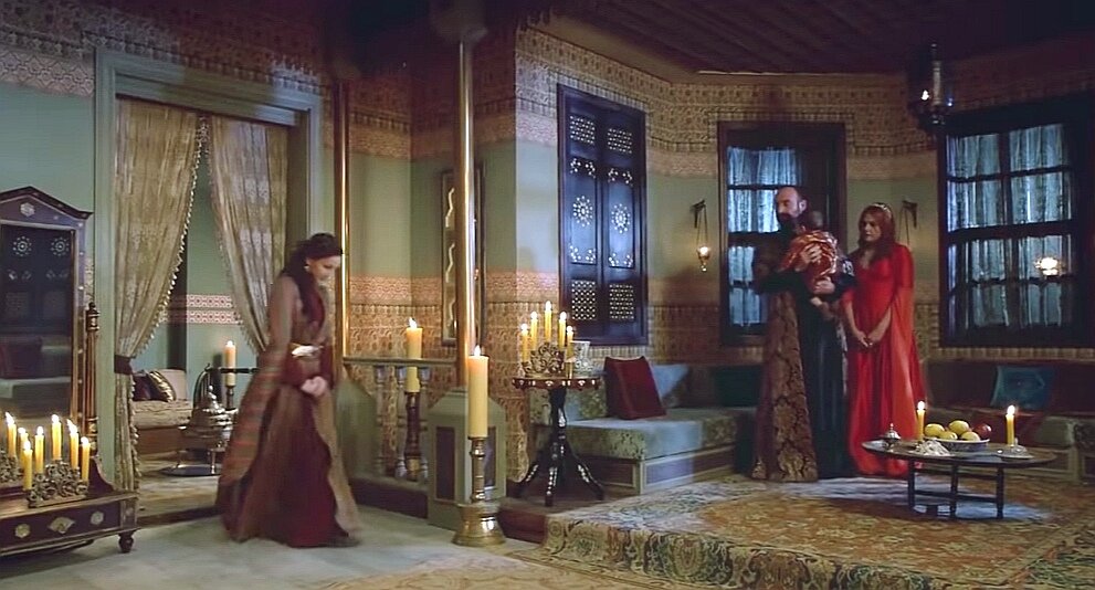 Кадр из сериала "Великолепный век" 