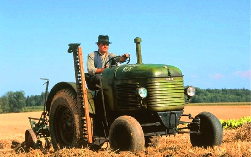 Австрийский трактор модели Steyr Diesel 180 выпускался с 1947 по 1951 годы