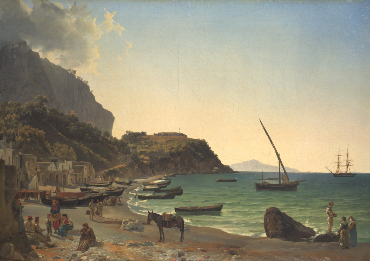 "Большая гавань на острове Капри", 1827-1828