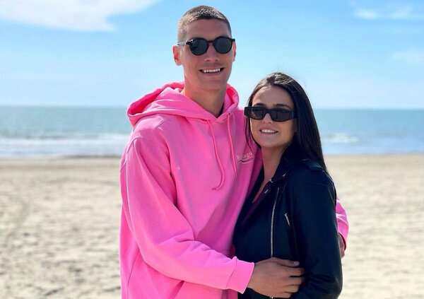 Футболист Никола Миленкович с любимой девушкой Аней Михайлович. Фото © Instagram (запрещён на территории Российской Федерации) / anjaapop