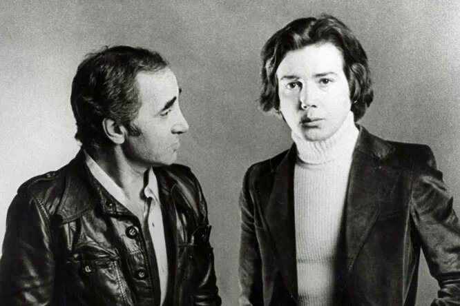 Шарль Азнавур с сыном Патриком