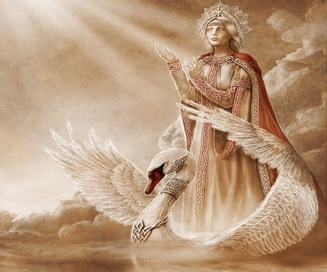 Художник Игорь Ожеганов. Богиня Лада