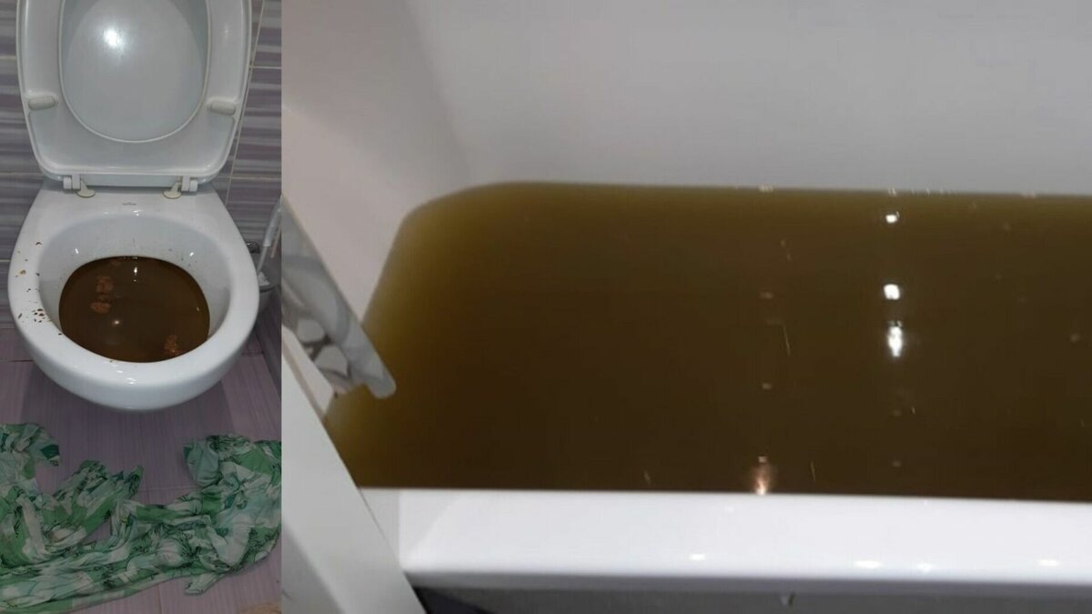     Трое детей вынуждены находиться в квартире, где из унитаза и ванной выливаются нечистоты.