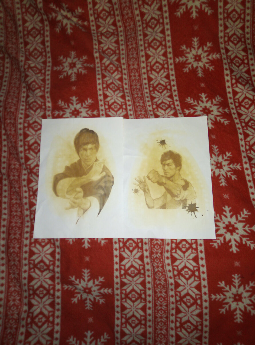 Так выглядели сами термотрансферы уже после перевода на ткань.