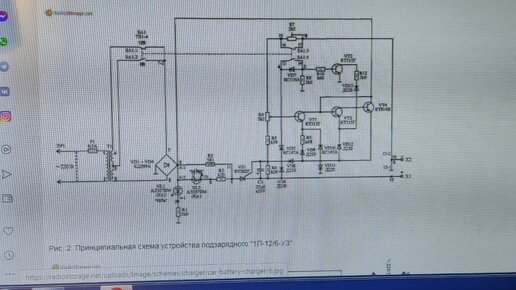 Тиристорное зарядное на 2 напряжения 6 и 12 вольт с защитой и ...