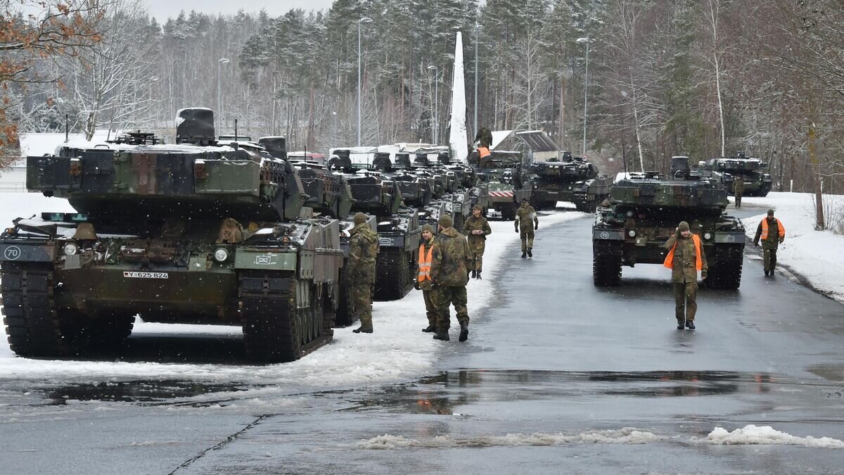    Немецкие танки Leopard 2© Фото : U.S. Army / Gertrud Zach