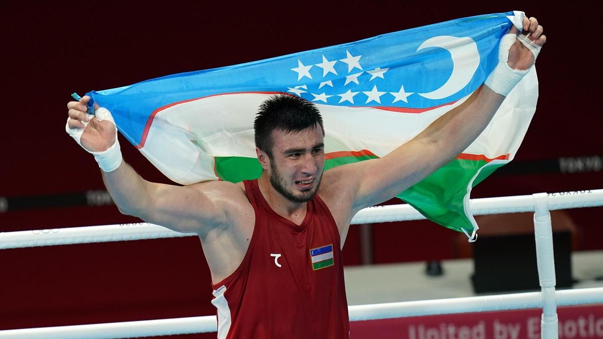    Боксер Баходир Джалолов:Adam Davy/PA Images via Getty Images