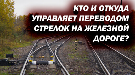 Кто и откуда управляет стрелками на железной дороге? Как переводятся стрелки на Ж/Д?