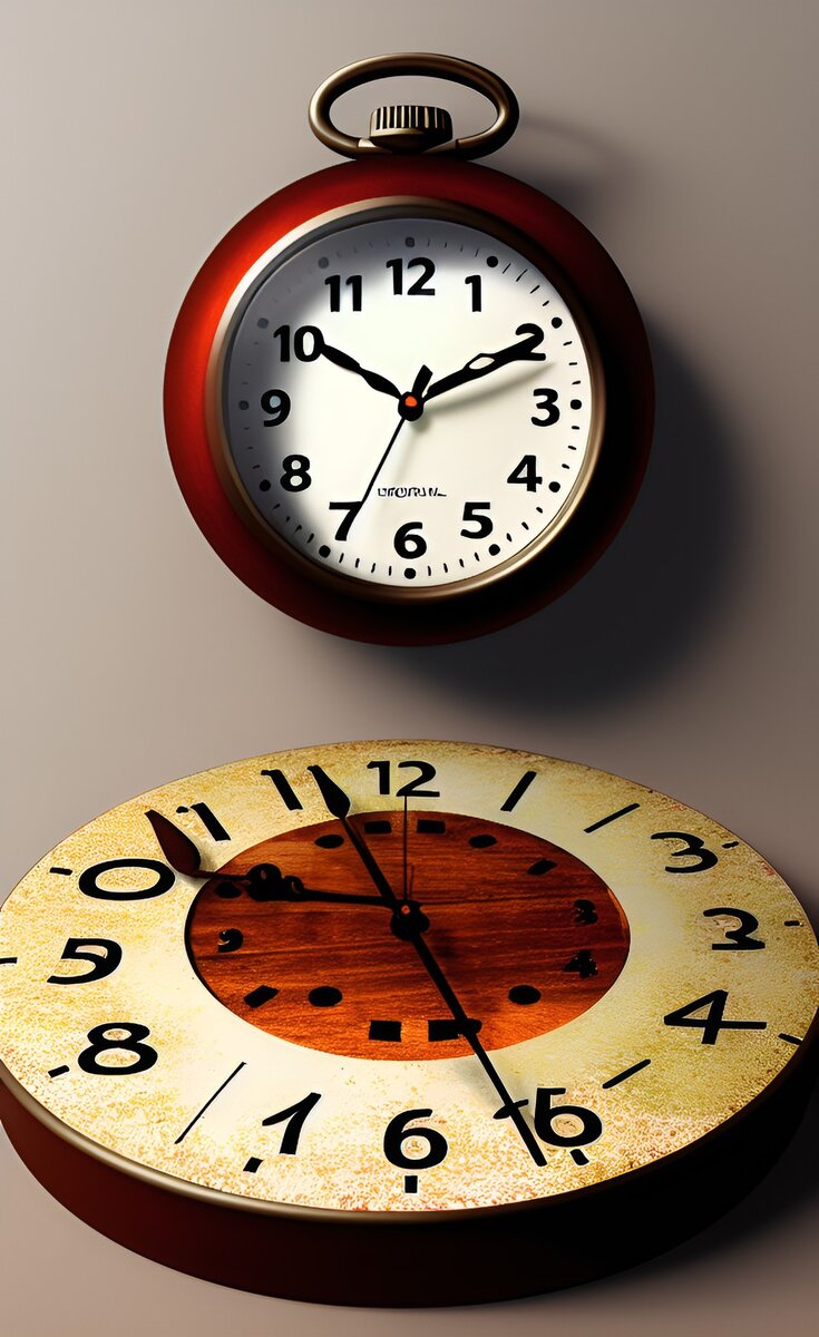 Время превращаются в годы ожидания. Картинка сгенерирована нейросетью dream by wombo.