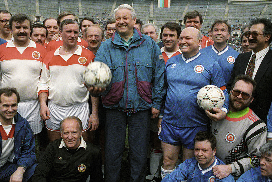 Лужкову нравился футбол