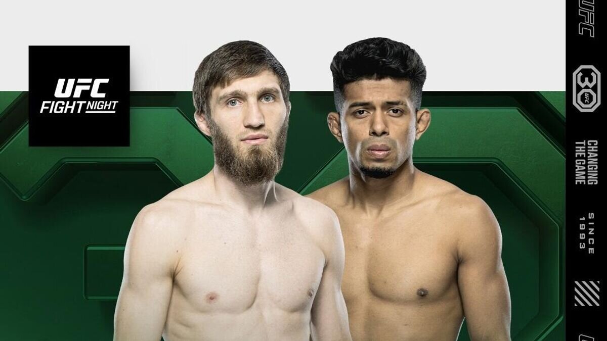    Афиша боя Нурмагомедова против Мартинеза© UFC Russia