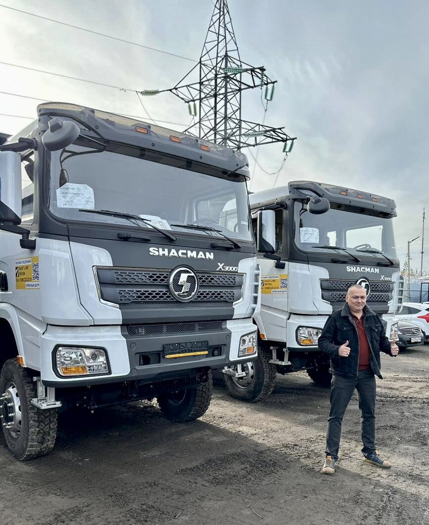 Клиент компании Европлан с грузовиками Shacman, оформленными в лизинг