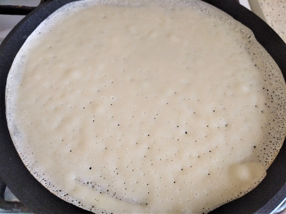 На последнем фото одна норма блинов.