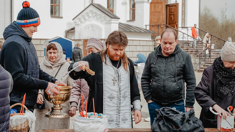    Пасхальная служба в храме Химок © Пресс-служба администрации г.о. Химки