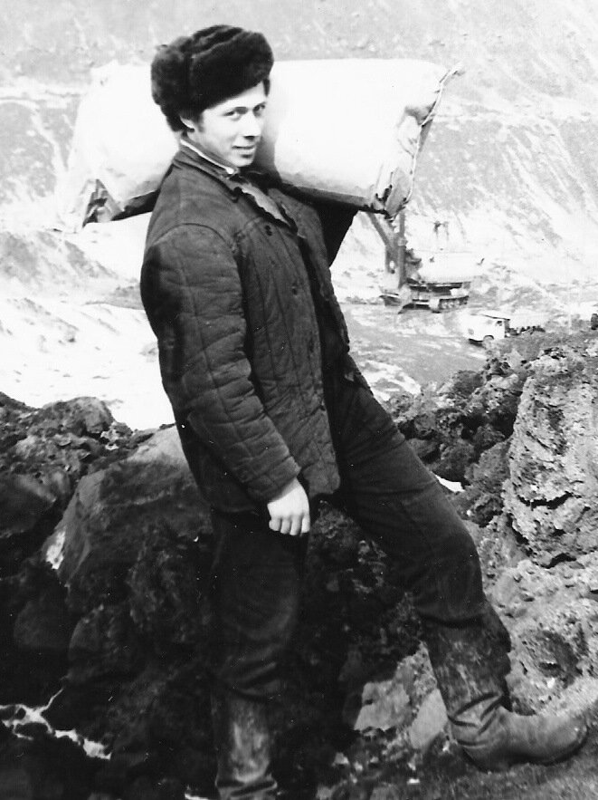 В карьере Михайловского ГОКа, 1979 год