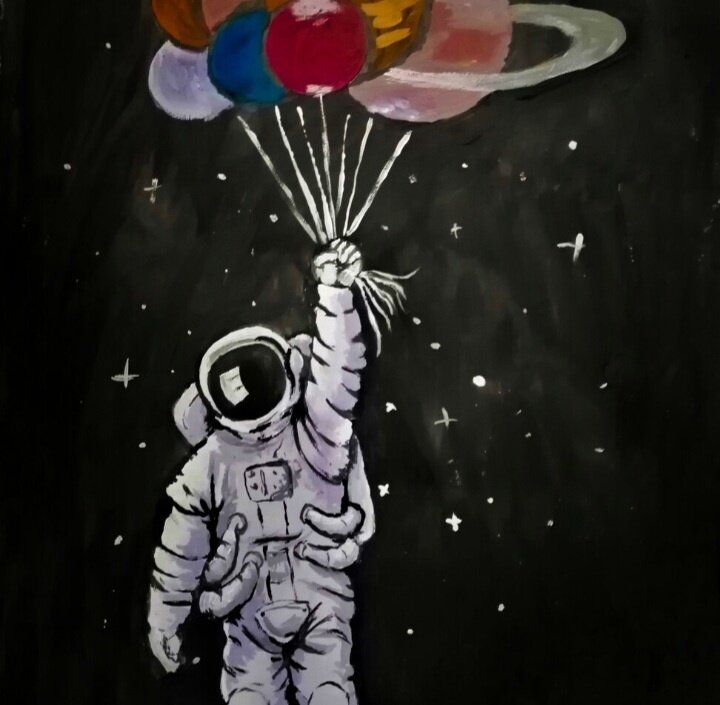 Скриншот рисунка  участника флешмоба "Парад планет"