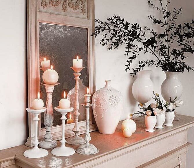 Композиции из подсвечников