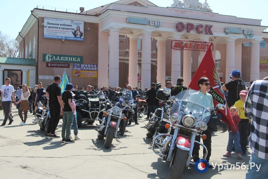    В Орске байкеры открыли сезон: фотоотчет Урал56.Ру