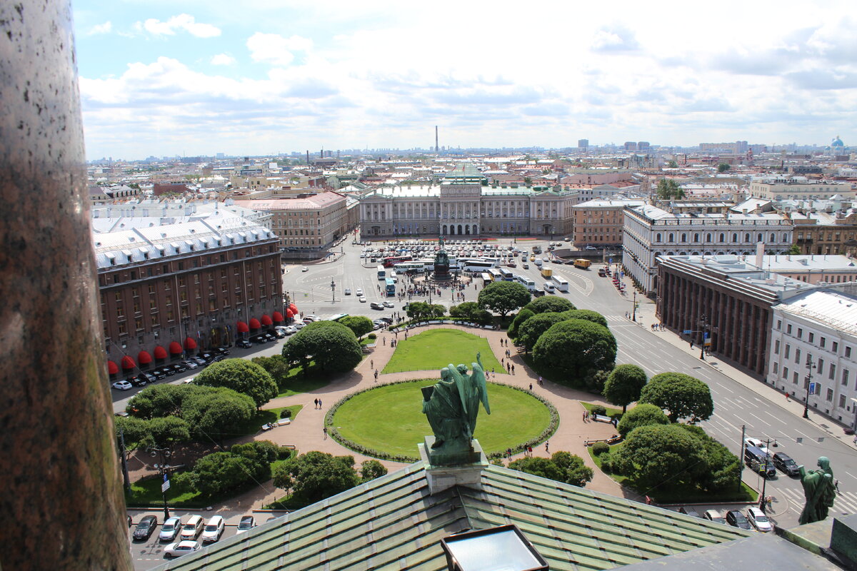 Вид с Исаакиевского собора (фото из личной коллекции)