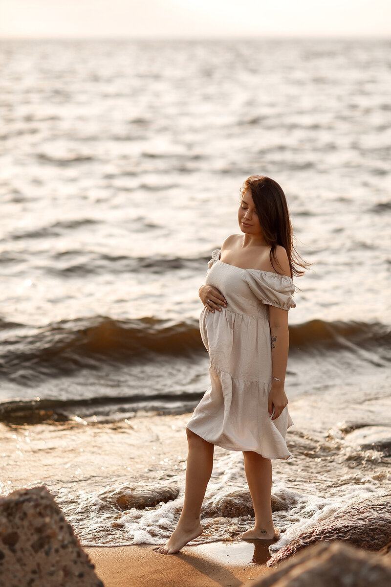 Фотосессия беременности на природе. Фотограф Елена Клюкина.