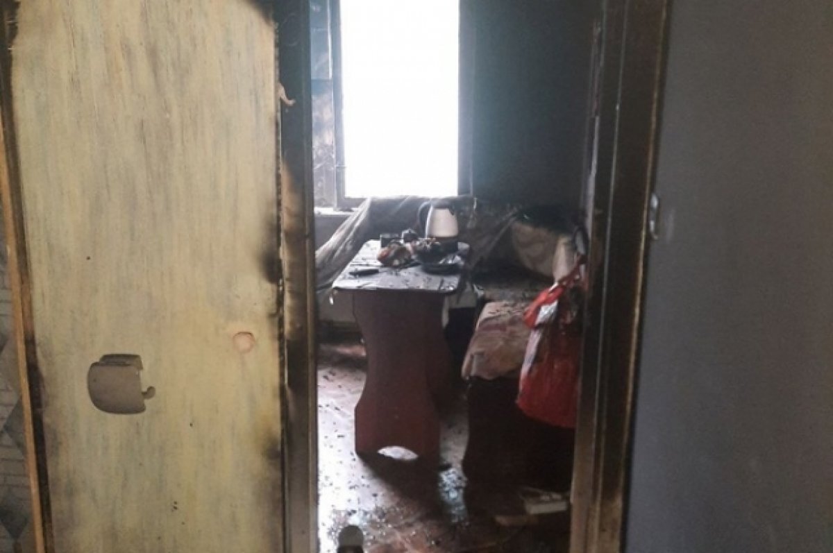    В Рослякове во время пожара в квартире погибла кошка