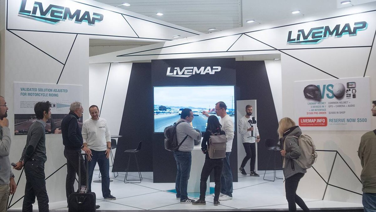 Я на выставке с проектом Livemap