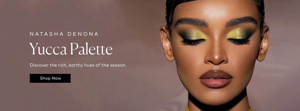 Макияж выполнен палеткой Natasha Denona Yucca Palette.