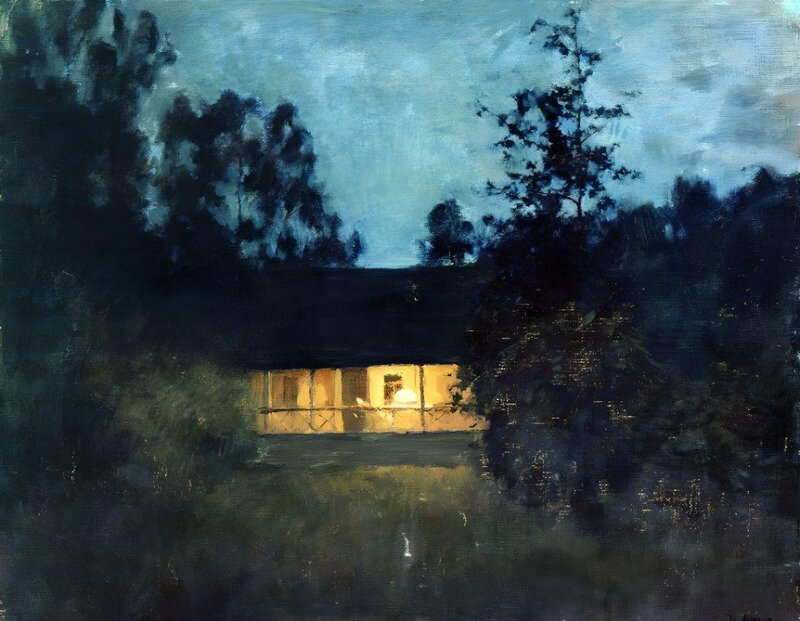 «На даче в сумерки», 1890-е