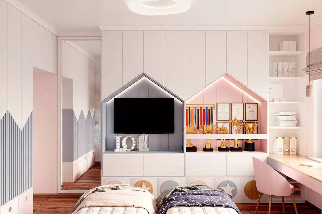 Компактная система хранения + зона ТВ фото 2