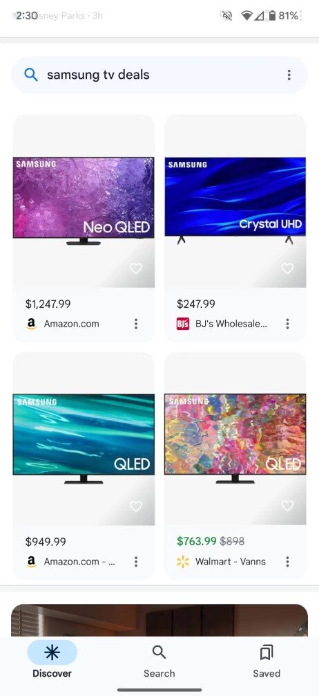    В Google Discover появится «фейковая» строка поиска