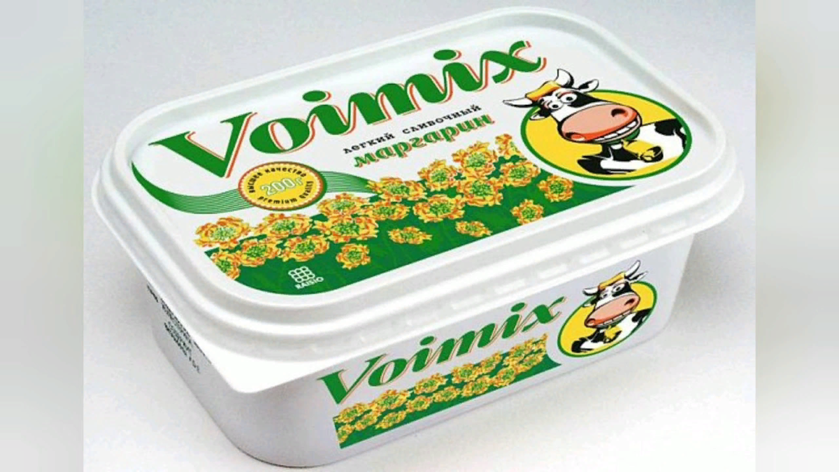Коробка коровка. Маргарин Voimix 90 е. Масло спред Воймикс. Масло сливочное Воймикс. Рама маргарин 90-х.