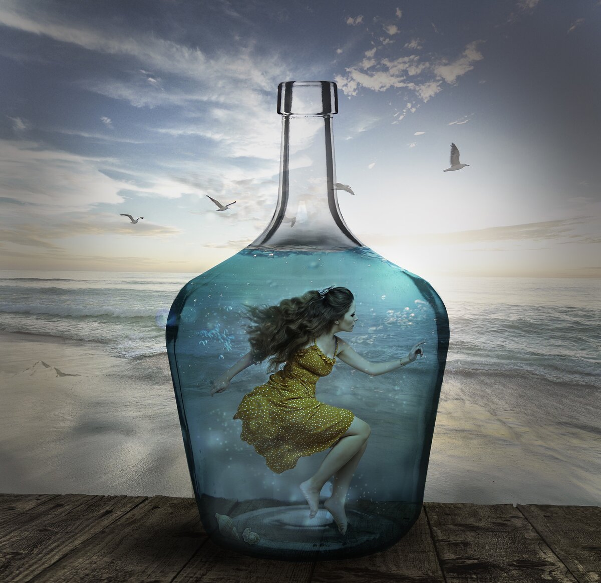Море в бутылке