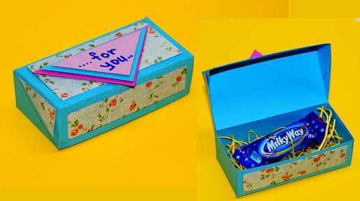 DIY Gift Box / How to make Gift Box ? Easy Paper Crafts Idea 