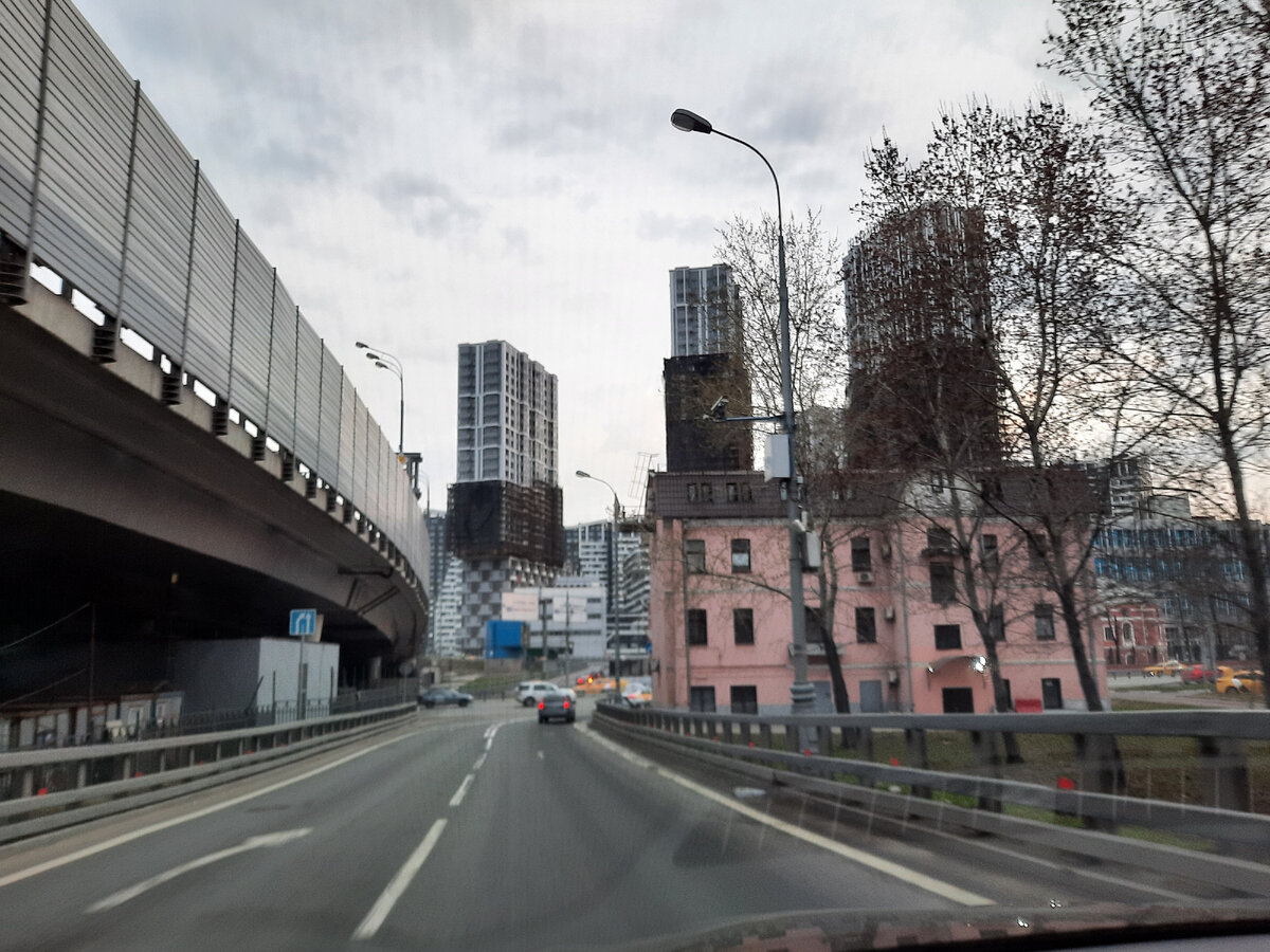 Съезд с ТТК на шоссе Энтузиастов,  Москва. Фото автора