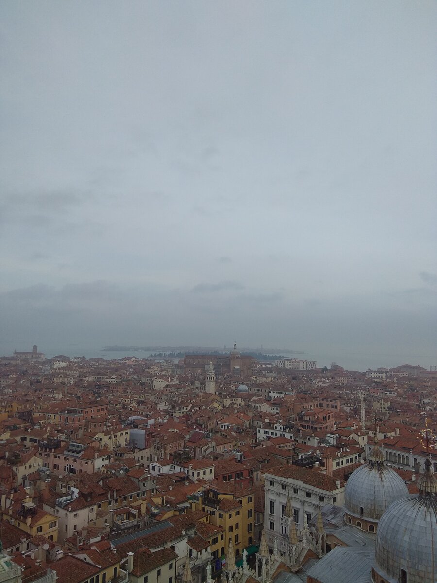 Венеция. Вид с кампанилы на Сан Марко.