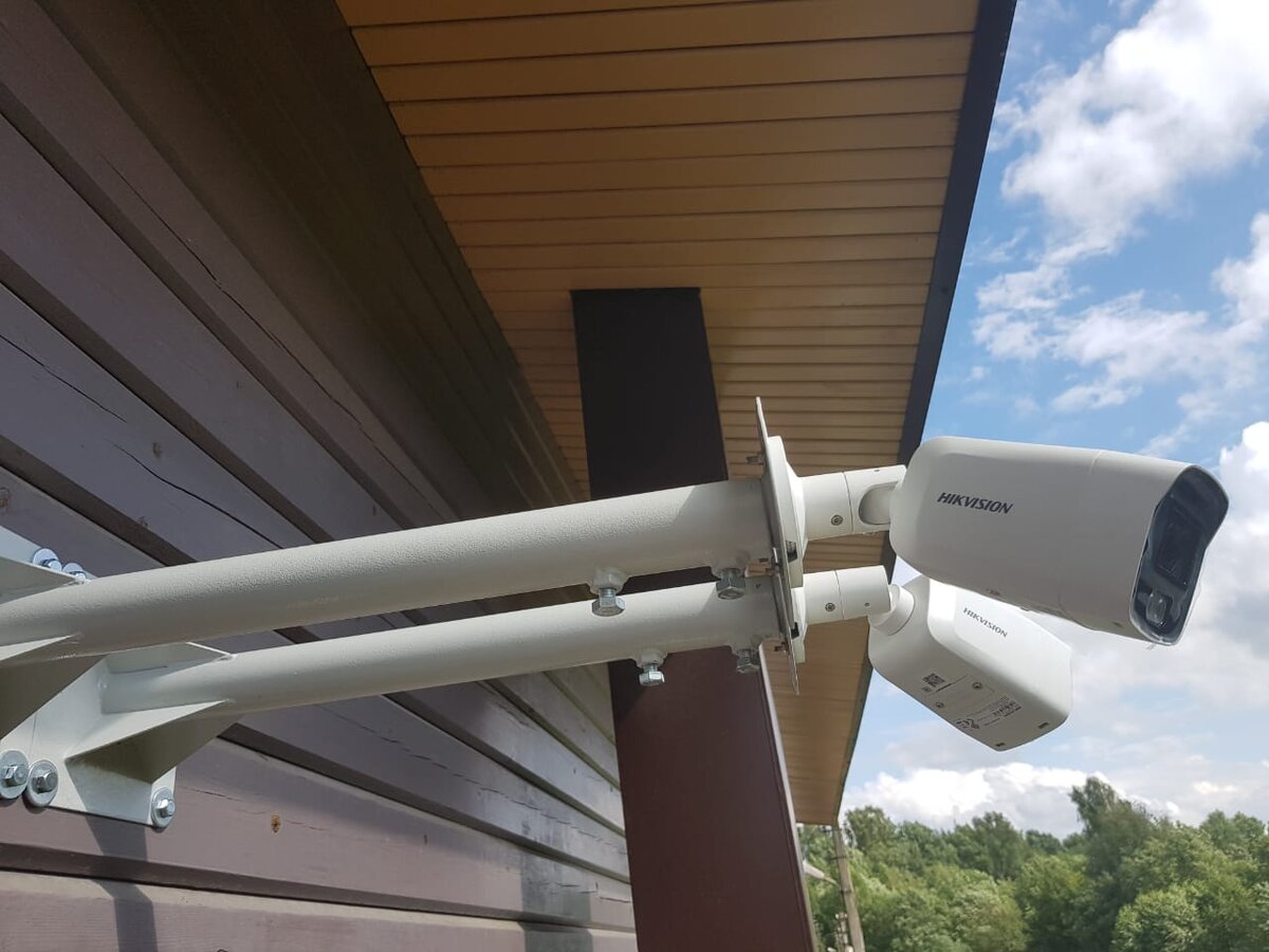 Установка камер видеонаблюдения Hikvision