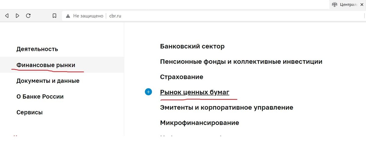 Сайт ЦБ
