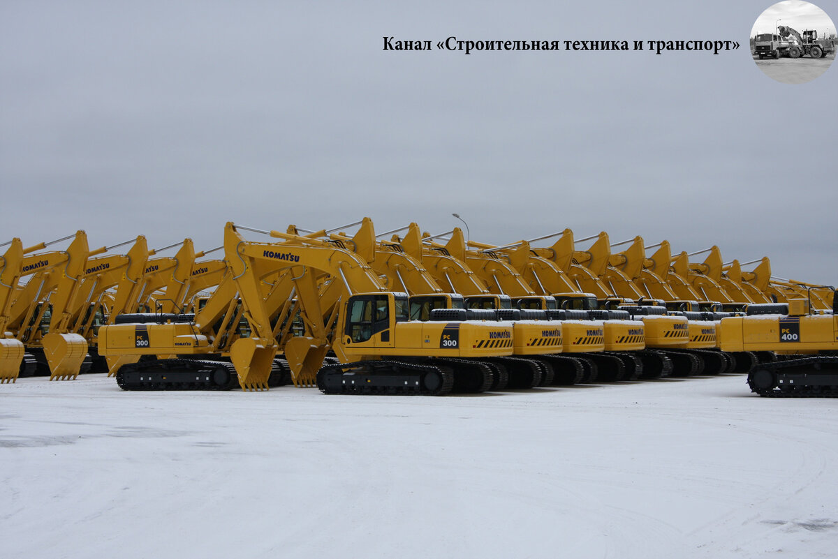 В настоящее время импортным экскаваторам принадлежит 94% российского рынка