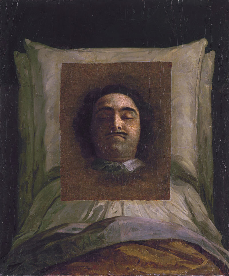 Луи Каравак «Портрет Петра Великого на смертном одре»